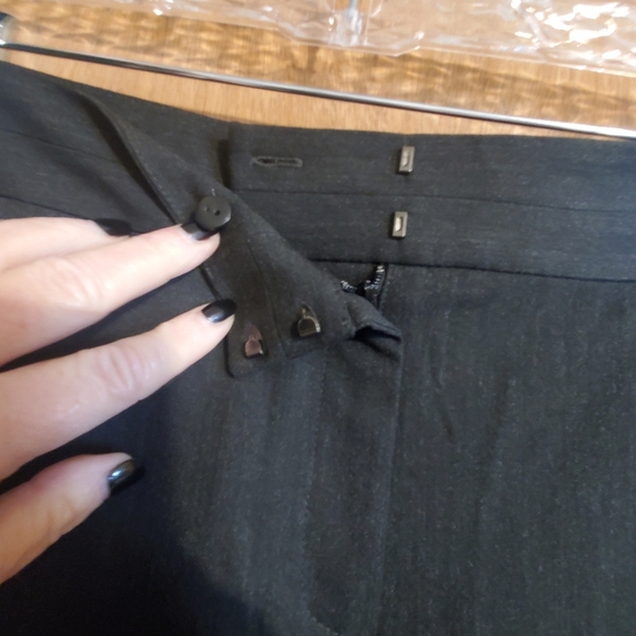 J JILL NWT STRETCH SLACK TROUSER. 20W. COALHEATHER.  HIGH RISE - Picture 2 of 5